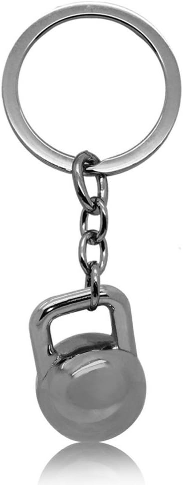 tumundo® Keychain Dumbbell Weight Fitness Gym Bodybuilding Boxing-Glove Keyring Car-Key Key-Ring Holder Stainless Steel
