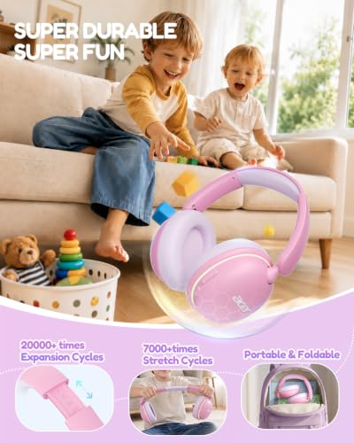 Acer OHR727 Kids Bluetooth Headphones Travel, Over‑Ear Comfort Design - image 9