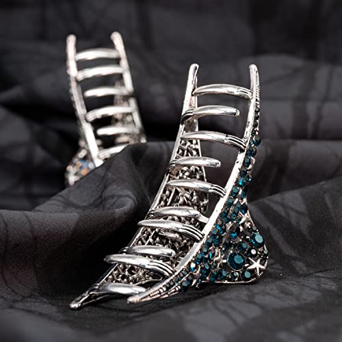 Pinzas de metal con brillo y diseño retro miniatura 5