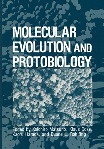 Molecular Evolution and Protobiology view 2