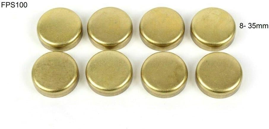 DNJ FPS100 Freeze Plug Set (Brass) for 79-11 Dodge, Chevrolet 1.4L-1.6L L4 DOHC, SOHC Naturally Aspirated, Turbocharged Designation -,4G15
