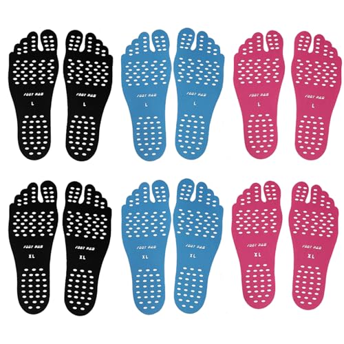 Protectores adhesivos para pies 6 pares impermeables unisex miniatura 1