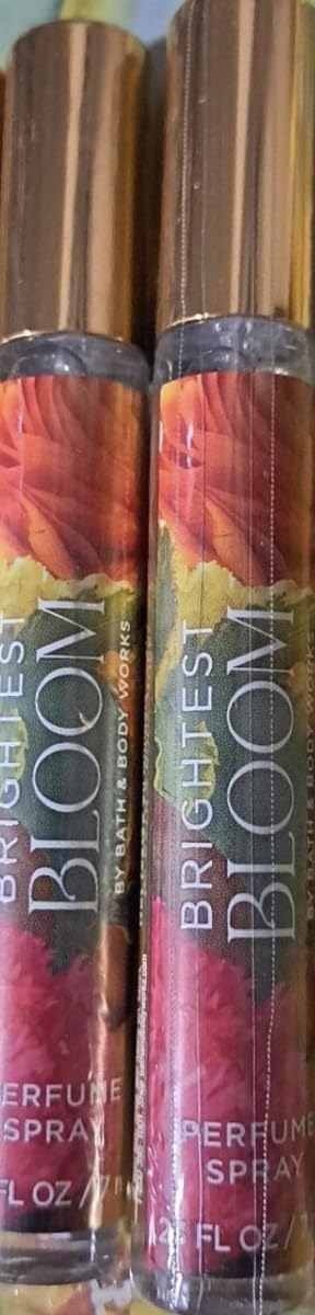 2 Brightest Bloom Perfume Spray Travel Purse Size 0.23 fl oz bath body