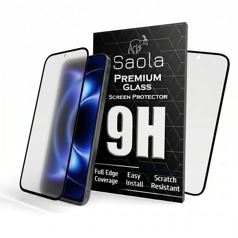 Image of Saola HD Matte Tempered Glass With 18H Hardness For Xiaomi 17 ultra (PACK OF 1) with Hassle-less Installation Kit. Full screen Coverage. 6.9 inch