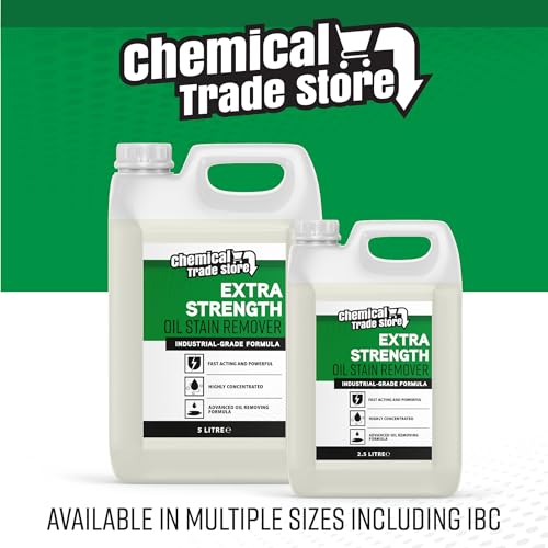 Chemical Trade Store - Oil Stain Remover | Removes Tough Stains from Driveways & Patios | Heavy Duty Cleaner & Degreaser - 2.5 Litre - 5