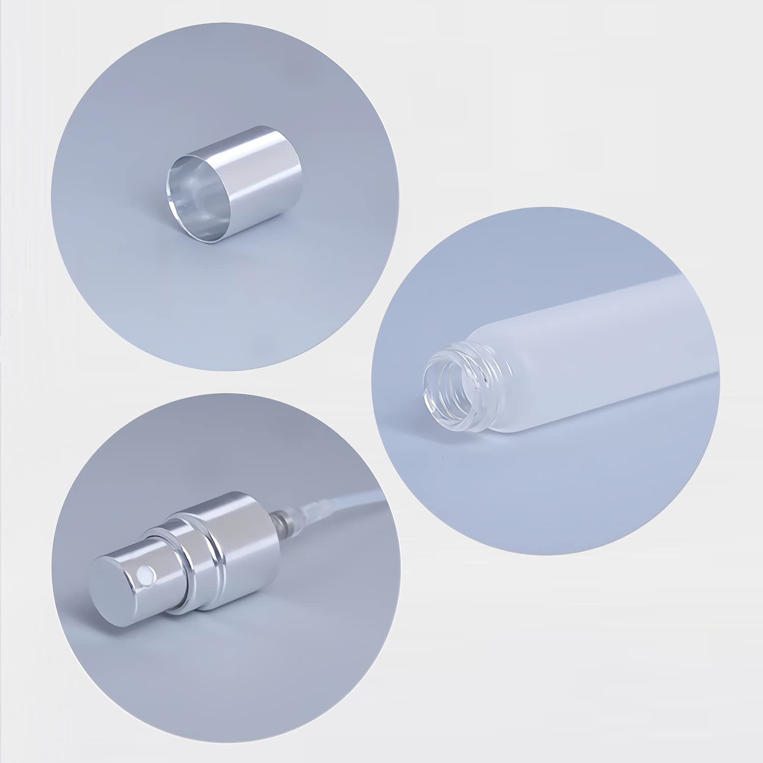 5 Stück Nachfüllbare Parfümflaschen – 17 Ml Glas-Sprühflaschen, Goldfarben, Für Unterwegs