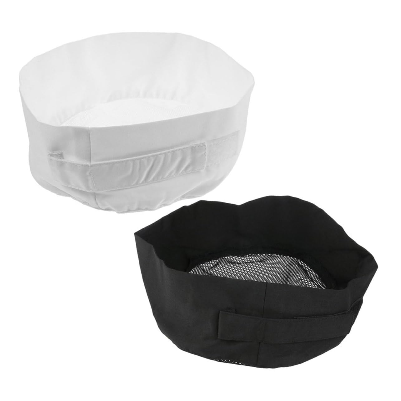 Healeved 2pcs Breathable Mesh Cooking Hat for Culinary Workers Lightweight and Comfortable for Restaurant and Bakery Use Elastic Head