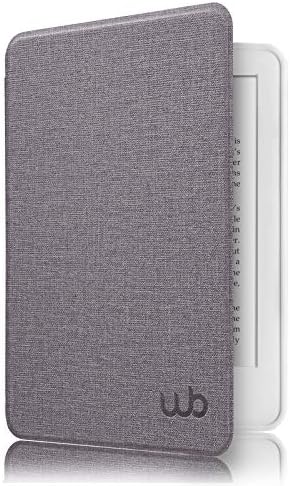 Capa Kindle 10a geração - WB Ultra Leve, Silicone FLexivel e Sensor Magnético - Tecido Lilás