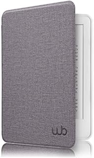 Capa Kindle 10a geração - WB Ultra Leve, Silicone FLexivel e Sensor Magnético - Tecido Lilás