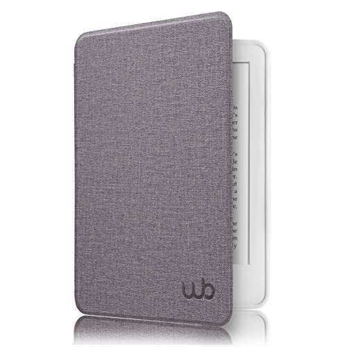 Capa Kindle 10a geração - WB Ultra Leve, Silicone FLexivel e Sensor Magnético - Tecido Lilás