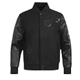 Mens NBA Classic Triple Black Varsity Jacket