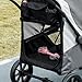 PawHut Hundewagen Hundebuggy klappbar für große Hunde & Katzen bis 30 kg Katzenbuggy mit Kissen Netzfenstern Türen Aufbewahrungstasche Katzenwagen Buggy Dunkelgrau