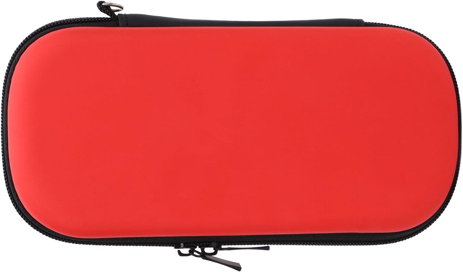 Game Console Hard Storage Case, Protective Portable EVA Shell Bag with Wrist Strap, Anti Scratch, Water Resistant for 3000, Game Cartridges and Accessories (Red)
