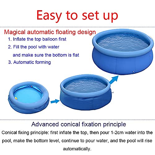 10Ft X 30In Inflatable Swimming Pool Outdoor Above Ground Pool,Top Ring Blow Up Pool Easy Set #TOP3