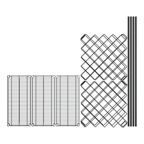 Rack para botellas de vino negro 14 x 30 pulgadas 84 botellas miniatura 3