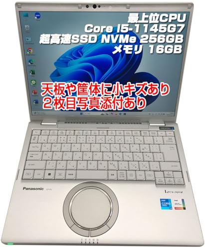 �y�����ςݕi�z�m�[�gPC CF-FV1 ���b�c�m�[�g i5��11����-1145G7/������16GB/SSD:256GB/14�C���`FHD �t���󂠂� Type-C���ڋ@�� Win11Pro���� MS OFFICE2019�����ς�(�l�I�X�~���C) CF-FV