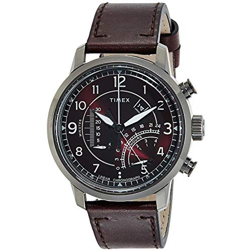 Timex Waterbury Linear Quartz Movement Red Dial Men's Watch TW2R69200