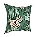 Abstrakcyjny wzór z tropikalnymi liśćmi poszewki na poduszki dekoracyjna poszewka na poduszkę 30 x 30 cm bawełniana poszewka na poduszkę letnia dekoracja domu do wewnątrz na zewnątrz sofa salon