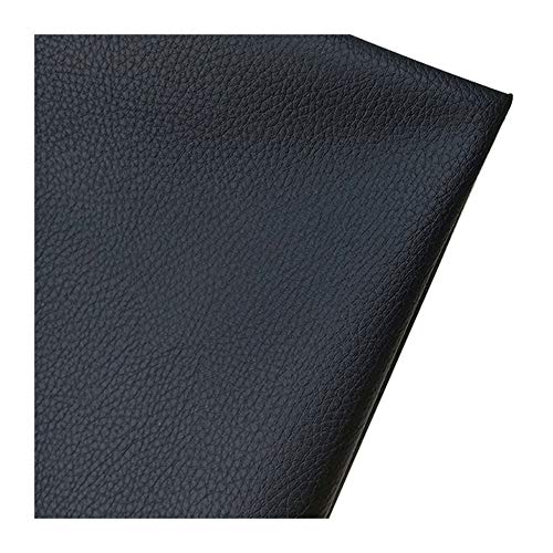 Tissu similicuir noir pour réparer un canapé griffé ou un siège auto usé facilement - 2