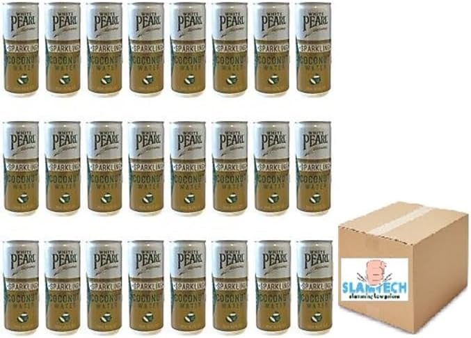 White Pearl Sparkling Coconut Water 24 x 250ml Boxed Slamtech