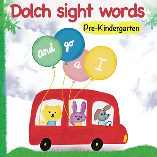 Dolch sight words Pre-Kindergarten| Dolch sight word book| Dolch sight words all levels | Sight words book| Tricky words book| High Frequency Words ... Path to read fluently (Dolch sight word list)