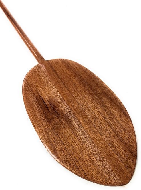 Tikimaster Hokulea Blonde Koa Paddle 60 in Straight Shaft - Made in Hawaii | #KOA6227