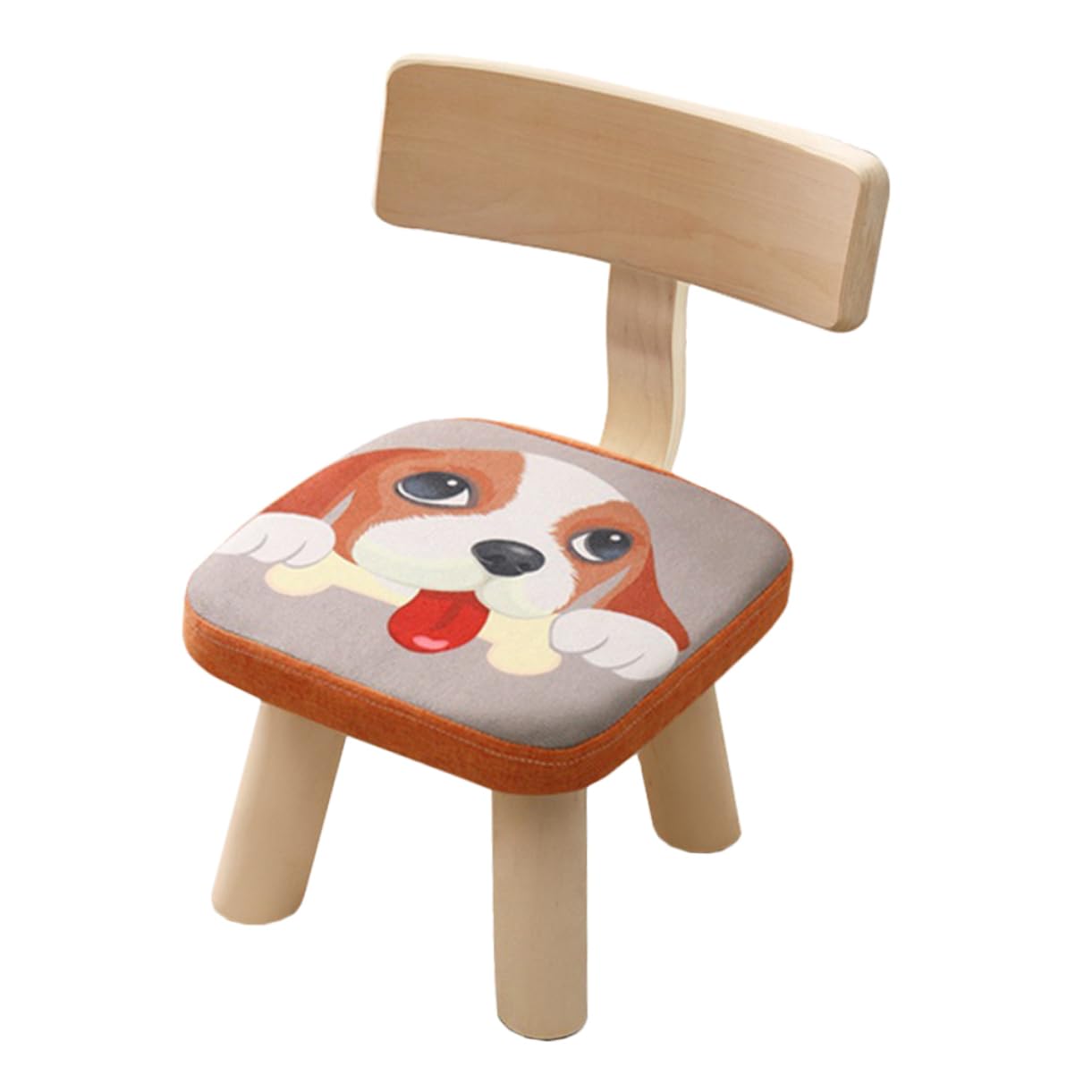 IMIKEYA Boys and Girls Comfy Chair Wooden Back Stool Toddlers Back Stool Safe Children