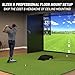 GoSports Golf Simulator Projector Cover - Floor Mounted Enclosure for LED Projectors
