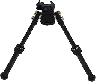 TUXING Swivel Tiltable Quick Release Bipod,V8 Tactical Rifle Bipod Adjustable 360° Gun for Outdoor Hunting in Shooting Range Shooting Range - TUXING