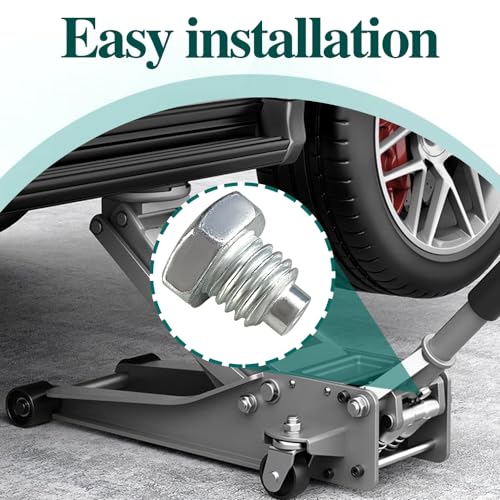 Image of 3PCS 3 Ton 4 Ton Horizontal Floor Jack Pressure Rod, Silver | Fixed Screw, Handle Bolt, Spare Parts, Universal for Most Cars