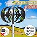 YIGECHENXIN 48v, 5 Blades Lantern Wind Turbine Generator 3000W AC 12V 24V 48V Wind Turbine Generator Kit, Vertical Axis Wind Power with Controller for Home Boat Marine