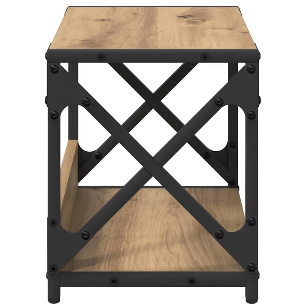 Soporte para impresora (madera, roble Artisan, 2 niveles)