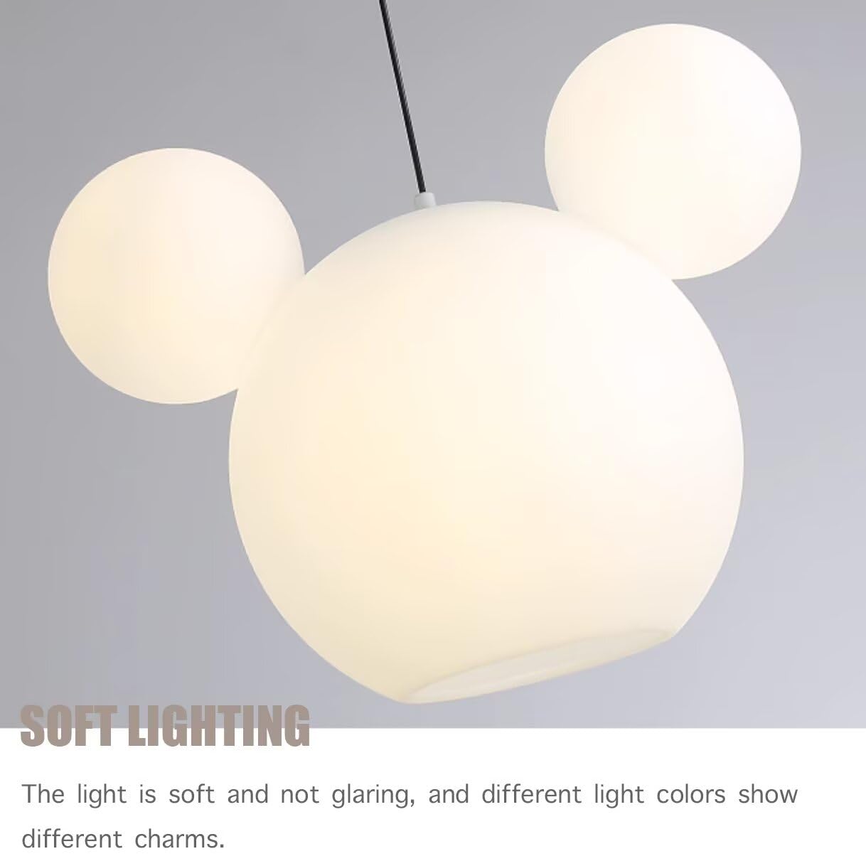 Lindo Oso PE Lámpara Colgante Lámpara De Dibujos Animados Blanca Lámpara De Techo Creativa para Habitación Infantil Luz Cálida para Dormitorio Habitación para Niños Y Niñas