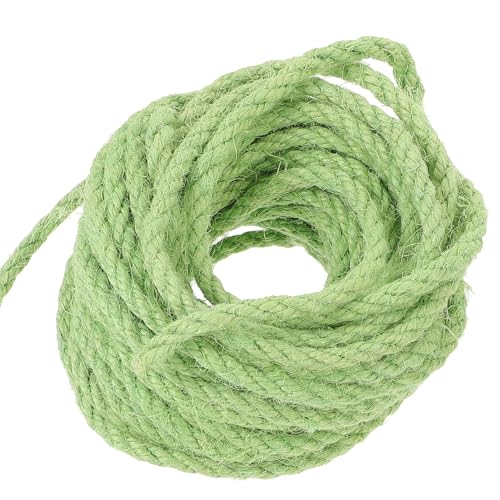 DINHEAROM Corde Sisal Verte pour Arbre à Chat DIY Flexible et Résistante Accessoire Naturel pour Griffoir Chat