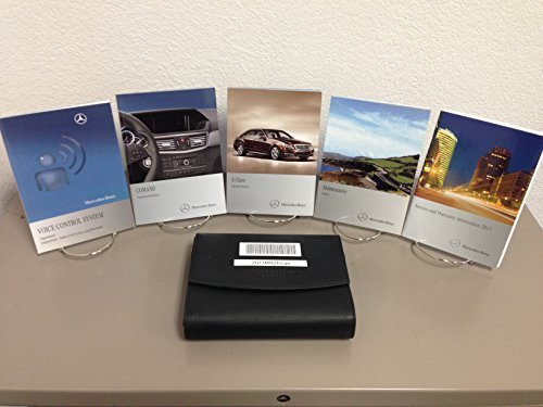 Set completo di manuali d'uso e custodia in pelle per Mercedes-Benz Classe E del 2011