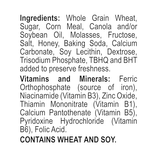 Image of Malt-O-Meal Honey Graham Toasters Breakfast Cereal, Honey Graham Cereal Squares, 24 OZ Resealable Bag (Pack of 4)