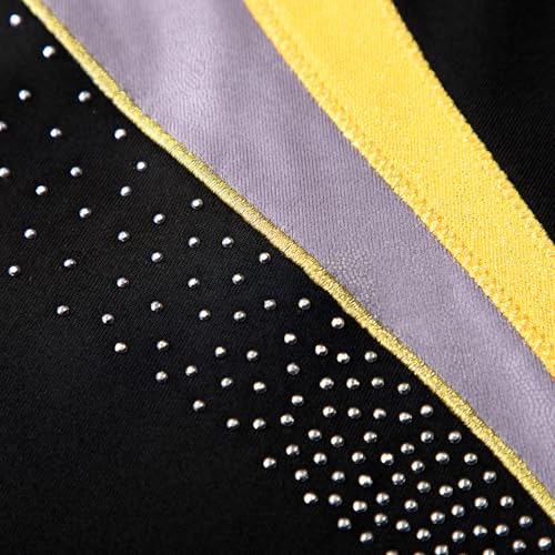 Image of HOZIY Leotards for Girls Gymnastics Kids Children Biketard Snowflake Ribbon Blue Purple Hot Pink Sparkle