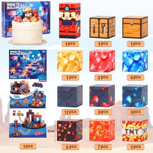 Cooljoya 300 Pièces Cubes Magnétiques – Construction Montessori, Aimants Puissants, ABS Résistant – Dès 4 Ans