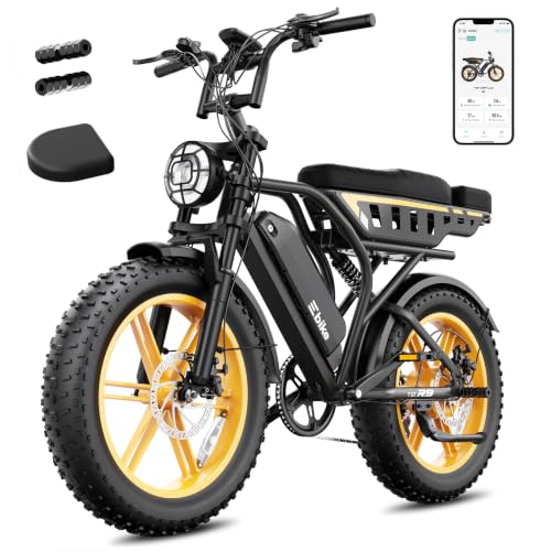 Electric Bike for Adults,48V Removable Battery Retro Ebike,28MPH Top Speed image 3