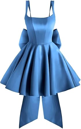 Satin Homecoming Dresses for Teens 2026 A-line Short Prom Cocktail Gowns