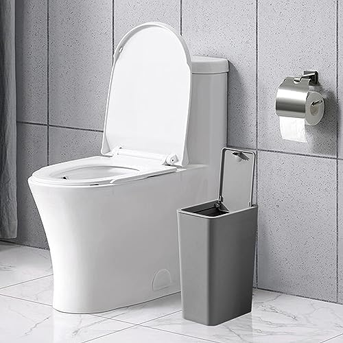 Cesto de basura rectangular para espacios pequeños y huecos del baño 3
