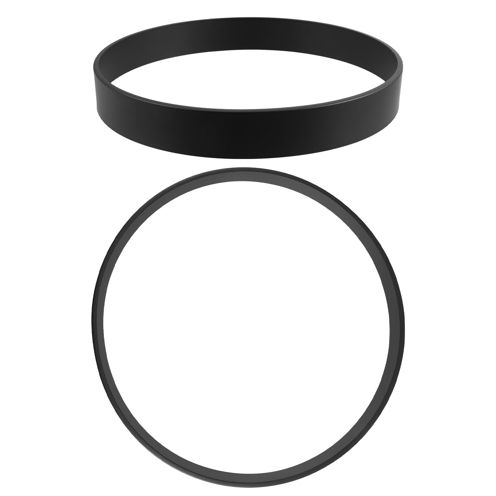 Cadre de remplacement horloge murale 12 pouces en métal noir BESPORTBLE x2