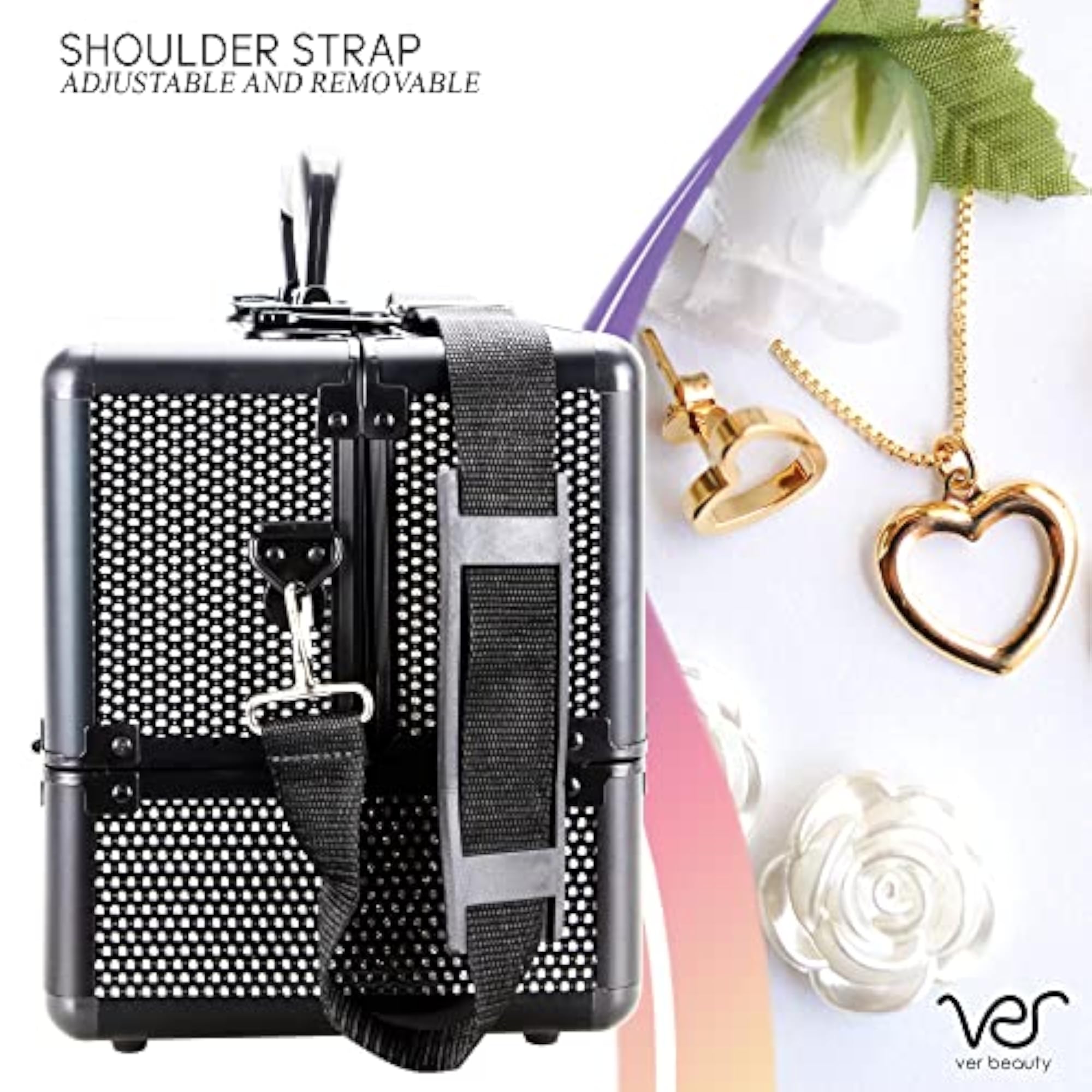 Cosmetic Train Makeup Case Organizer Storage