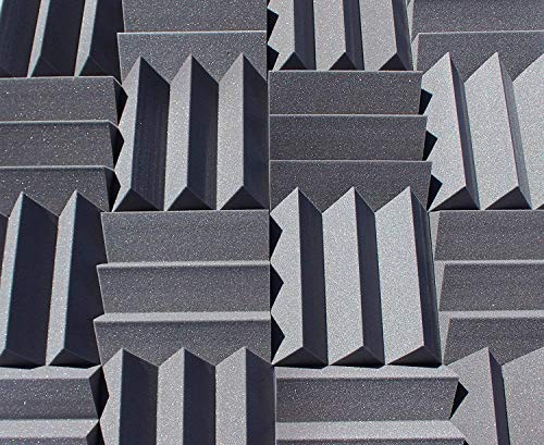 Bulk Acoustic Foam Panels For Studio Soundproofing And Sound Dampening, 48 sq ft packs available in 1 inch 2 inch 3 inch and 4 inch Wedge Style Tiles (4 inch)