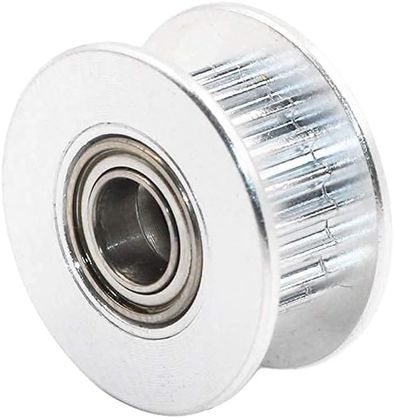 review JRUIAN Printer Accessories GT2 Pulley 16/20 Without Teeth Pulley 16 / 20Teeth OR Without Teeth Timing Gear Bore 3MM 5MM for 2GT Belt Width 6MM 3D Printer 3D Printer Parts (Size : with Teeth 20T