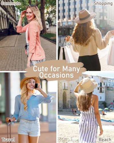 Image of Beach Bags for Women - Straw Bag with Zipper, Soft Woven beach bag, Casual Straw Shoulder Bag for Daily Use