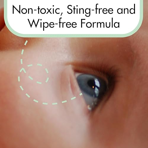 Miniatura 7 de GlamBaby Eye Care - Spray de limpieza de párpados Eye Boogies - fórmula no tóxica, sin picaduras y sin toallitas - mantiene los ojos de los niños