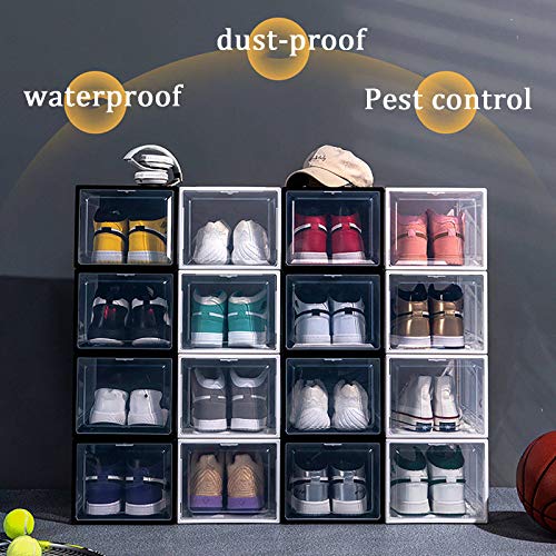 Boîte à chaussures pliable pour dressing ordonné et protection des baskets de marque - 4