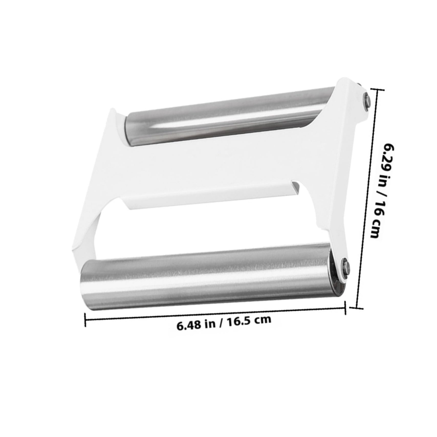 Kichvoe Rodillo de Cocina de Acero Inoxidable Resistente al Desgaste Diseño Extragrande para Panaderías y Pastelerías Profesional