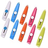 COSMOS 10 Pcs Mini Retractable Utility Knife Box Cutter Letter Opener, Random Color